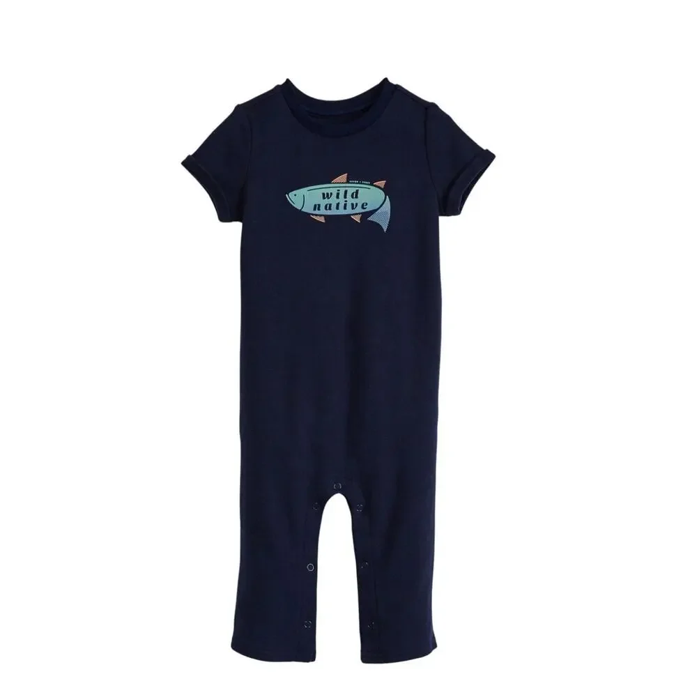 New Ocean + Coast wild native fish 24M one piece